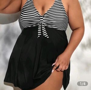 Plus Size Swim Dress NWOT Size 1XL